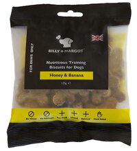 Billy & Margot Honey & Banana Dog Training Treats - 125g